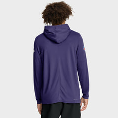 Minnesota Vikings Sideline Pass Accuracy Dri-FIT Long Sleeve Hoodie T-Shirt - Purple - Nike