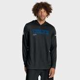 Indianapolis Colts Sideline Pure Fury Performance Long Sleeve Hoodie T-Shirt - Black - Nike