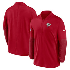 Atlanta Falcons Sideline Dri-FIT Half-Zip Pullover - Red - Nike