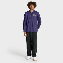 Baltimore Ravens Sideline Dri-FIT Half-Zip Pullover - Purple - Nike