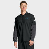 Carolina Panthers Sideline Dri-FIT Half-Zip Pullover - Black - Nike