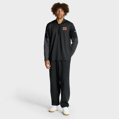 Cincinnati Bengals Sideline Dri-FIT Half-Zip Pullover - Black - Nike