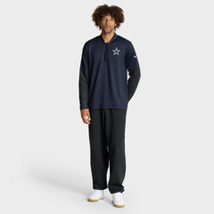 Dallas Cowboys Sideline Dri-FIT Half-Zip Pullover - Navy - Nike