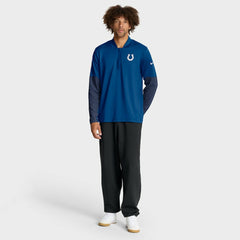 Indianapolis Colts Sideline Dri-FIT Half-Zip Pullover - Royal - Nike