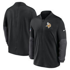 Minnesota Vikings Sideline Dri-FIT Half-Zip Pullover - Black - Nike