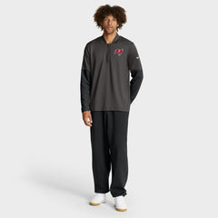 Tampa Bay Buccaneers Sideline Dri-FIT Half-Zip Pullover - Pewter - Nike