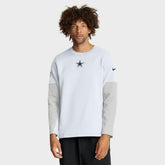 Dallas Cowboys Sideline Coach Therma-FIT Long Sleeve T-Shirt - White - Nike
