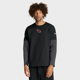Arizona Cardinals Sideline Coach Therma-FIT Long Sleeve T-Shirt - Black - Nike