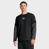 Jacksonville Jaguars Sideline Coach Therma-FIT Long Sleeve T-Shirt - Black - Nike
