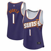 Fanatics Devin Booker Phoenix Suns Women's Fast Break Player Jersey Icon Edition Purple