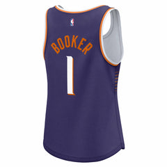 Fanatics Devin Booker Phoenix Suns Women's Fast Break Player Jersey Icon Edition Purple