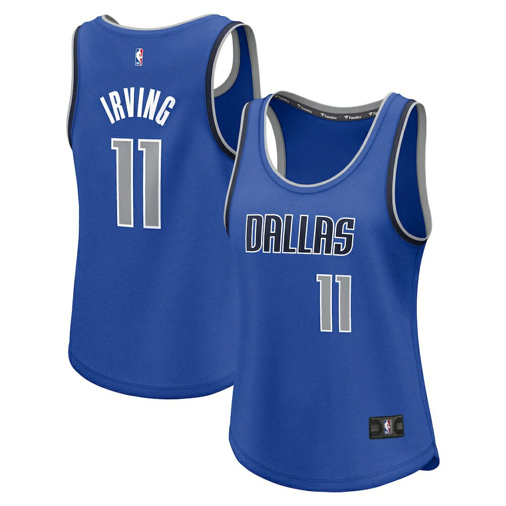 Fanatics Kyrie Irving Dallas Mavericks Women's Fast Break Player Jersey Icon Editi- Blue