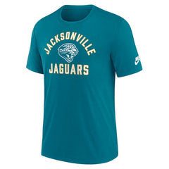 Jacksonville Jaguars Favorable Timeline Tri-Blend T-Shirt - Teal - Nike