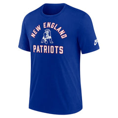 New England Patriots Favorable Timeline Tri-Blend T-Shirt - Royal - Nike