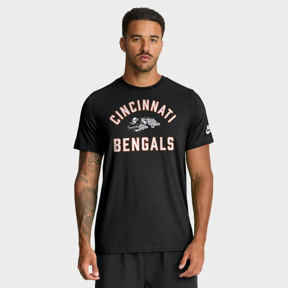 Cincinnati Bengals Favorable Timeline Tri-Blend T-Shirt - Black - Nike