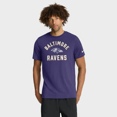 Baltimore Ravens Favorable Timeline Tri-Blend T-Shirt - Purple - Nike