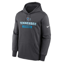 Tennessee Titans Toss Sweep Performance Pullover Hoodie - Anthracite - Nike