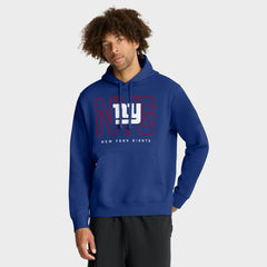 New York Giants Busted Play Club Fleece Pullover Hoodie - Royal - Nike