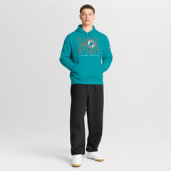 Miami Dolphins Busted Play Club Fleece Pullover Hoodie - Aqua - Nike