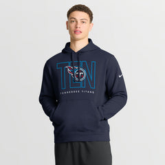 Tennessee Titans Busted Play Club Fleece Pullover Hoodie - Navy - Nike