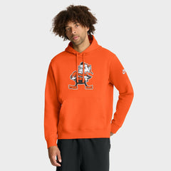 Cleveland Browns Club Fleece Pullover Hoodie - Orange - Nike