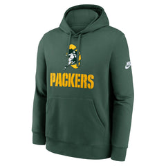 Green Bay Packers Best Season Rewind Club Pullover Hoodie - Green - Nike