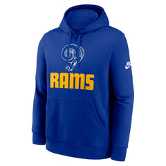 Los Angeles Rams Best Season Rewind Club Pullover Hoodie - Royal - Nike