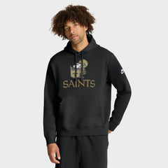 New Orleans Saints Best Season Rewind Club Pullover Hoodie - Black - Nike