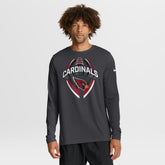 Arizona Cardinals Primetime Legend Icon Performance Long Sleeve T-Shirt - Anthracite - Nike