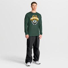 Green Bay Packers Primetime Legend Icon Performance Long Sleeve T-Shirt - Green - Nike