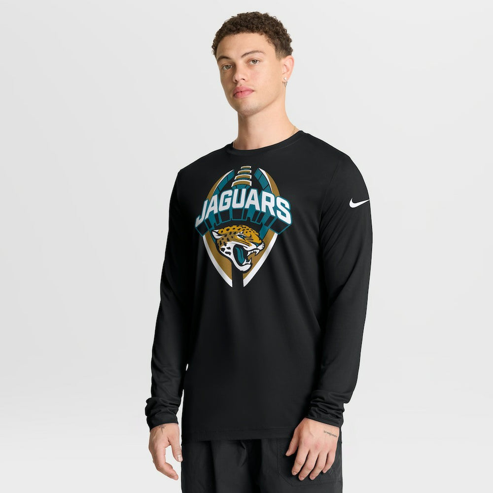 Jacksonville Jaguars Primetime Legend Icon Performance Long Sleeve T-Shirt - Black - Nike