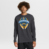 Los Angeles Chargers Primetime Legend Icon Performance Long Sleeve T-Shirt - Anthracite - Nike
