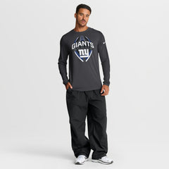 New York Giants Primetime Legend Icon Performance Long Sleeve T-Shirt - Anthracite - Nike