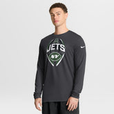 New York Jets Primetime Legend Icon Performance Long Sleeve T-Shirt - Anthracite - Nike