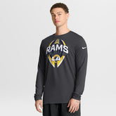 Los Angeles Rams Primetime Legend Icon Performance Long Sleeve T-Shirt - Anthracite - Nike