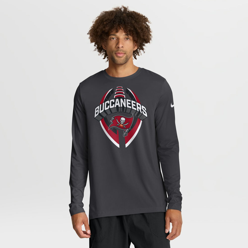 Tampa Bay Buccaneers Primetime Legend Icon Performance Long Sleeve T-Shirt - Anthracite - Nike