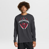 Tampa Bay Buccaneers Primetime Legend Icon Performance Long Sleeve T-Shirt - Anthracite - Nike