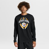 Pittsburgh Steelers Primetime Legend Icon Performance Long Sleeve T-Shirt - Black - Nike