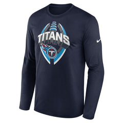 Tennessee Titans Primetime Legend Icon Performance Long Sleeve T-Shirt - Navy - Nike