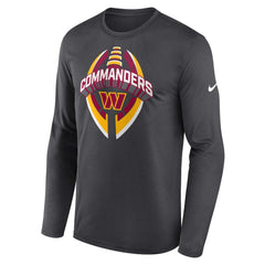 Washington Commanders Primetime Legend Icon Performance Long Sleeve T-Shirt - Anthracite - Nike