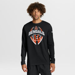 Cincinnati Bengals Primetime Legend Icon Performance Long Sleeve T-Shirt - Black - Nike