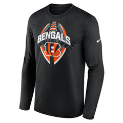Cincinnati Bengals Primetime Legend Icon Performance Long Sleeve T-Shirt - Black - Nike