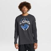 Detroit Lions Primetime Legend Icon Performance Long Sleeve T-Shirt - Anthracite - Nike