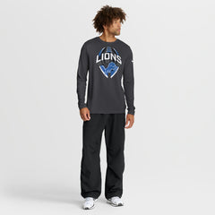 Detroit Lions Primetime Legend Icon Performance Long Sleeve T-Shirt - Anthracite - Nike