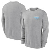 Los Angeles Chargers Primetime Club Fleece Pullover Sweatshirt - Heather Gray - Nike
