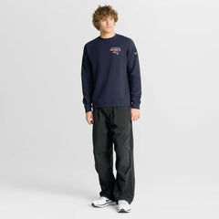 New England Patriots Primetime Club Fleece Pullover Sweatshirt - Navy - Nike