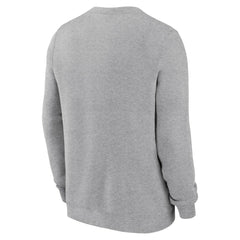 Chicago Bears Primetime Club Fleece Pullover Sweatshirt - Heather Gray - Nike