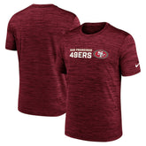 San Francisco 49ers Big & Tall Primetime Reverse Play Velocity Performance T-Shirt - Scarlet - Nike