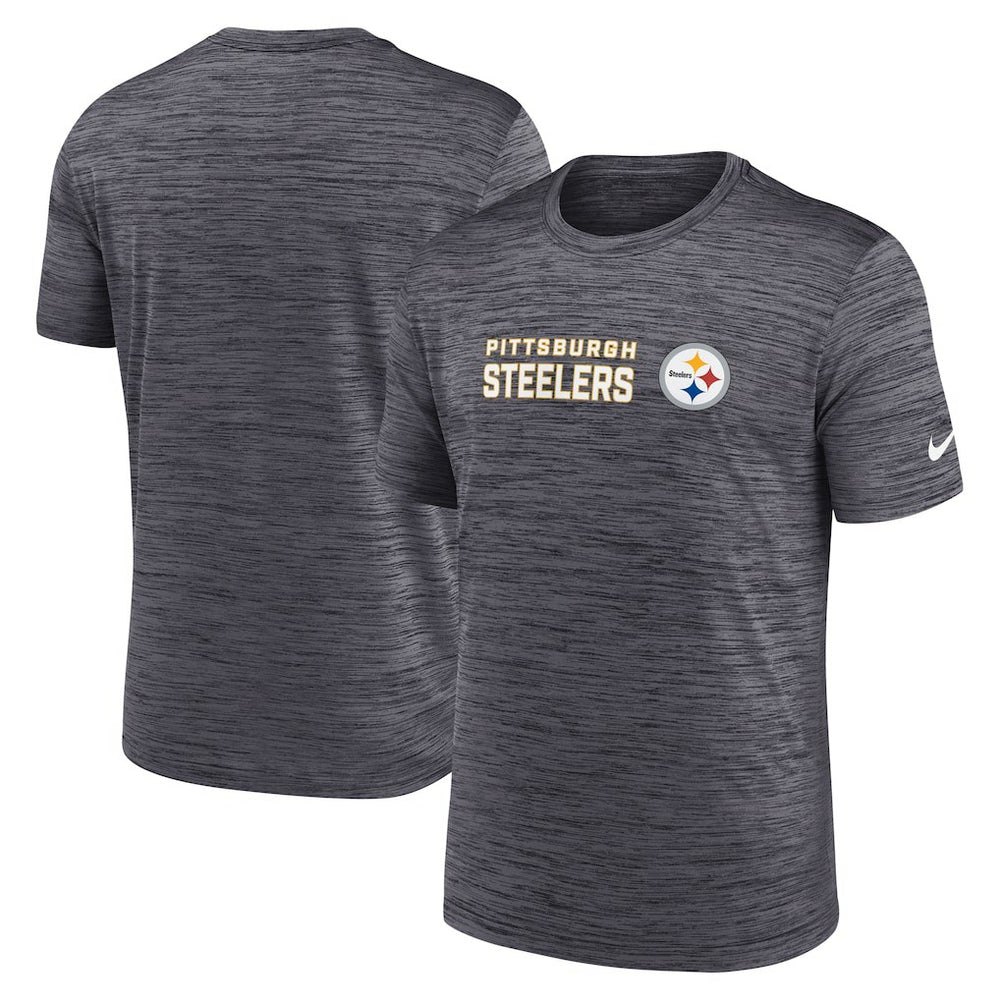 Pittsburgh Steelers Big & Tall Primetime Reverse Play Velocity Performance T-Shirt - Black - Nike