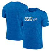 Detroit Lions Big & Tall Primetime Reverse Play Velocity Performance T-Shirt - Blue - Nike